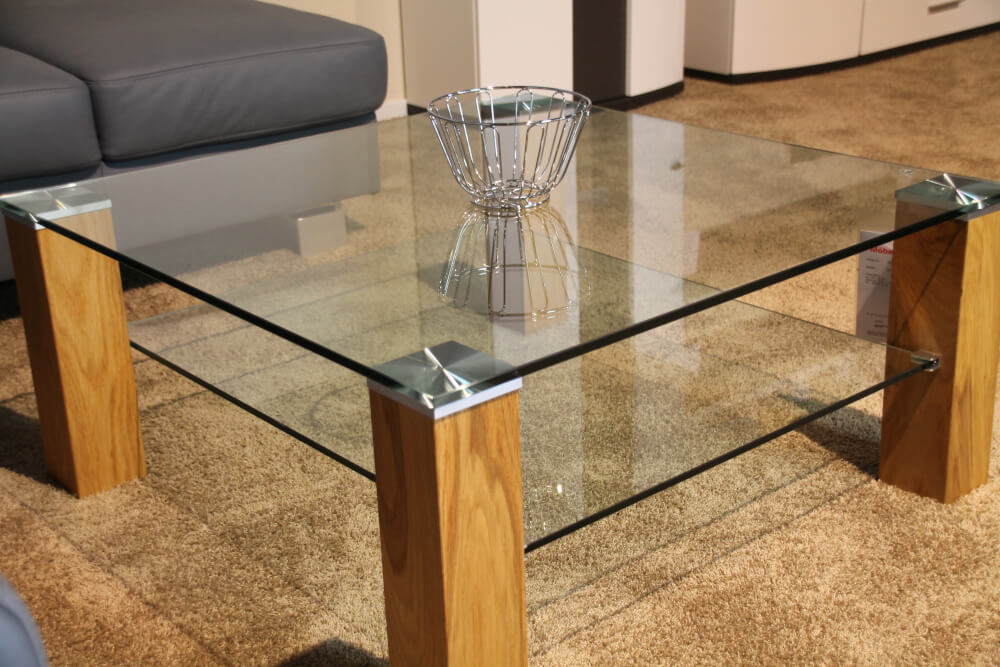 ALMA - Couchtisch  Klarglas