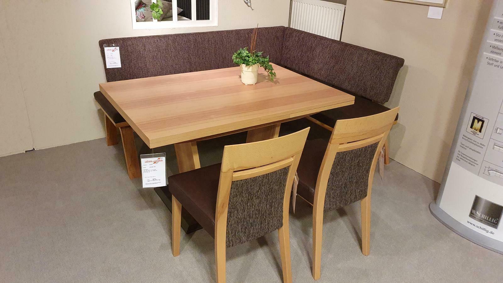 Wave - Eckbankgruppe mit Stühlen und Tisch