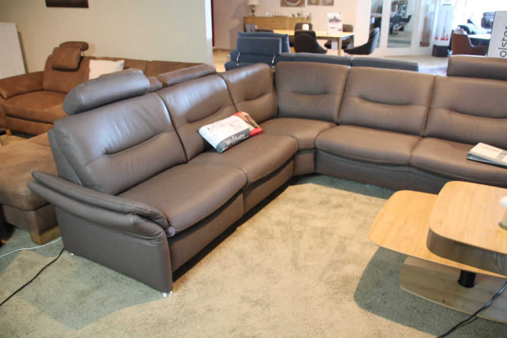 SF 1520 - Wohnlandschaft Leder mit Relaxfunktion motorisch