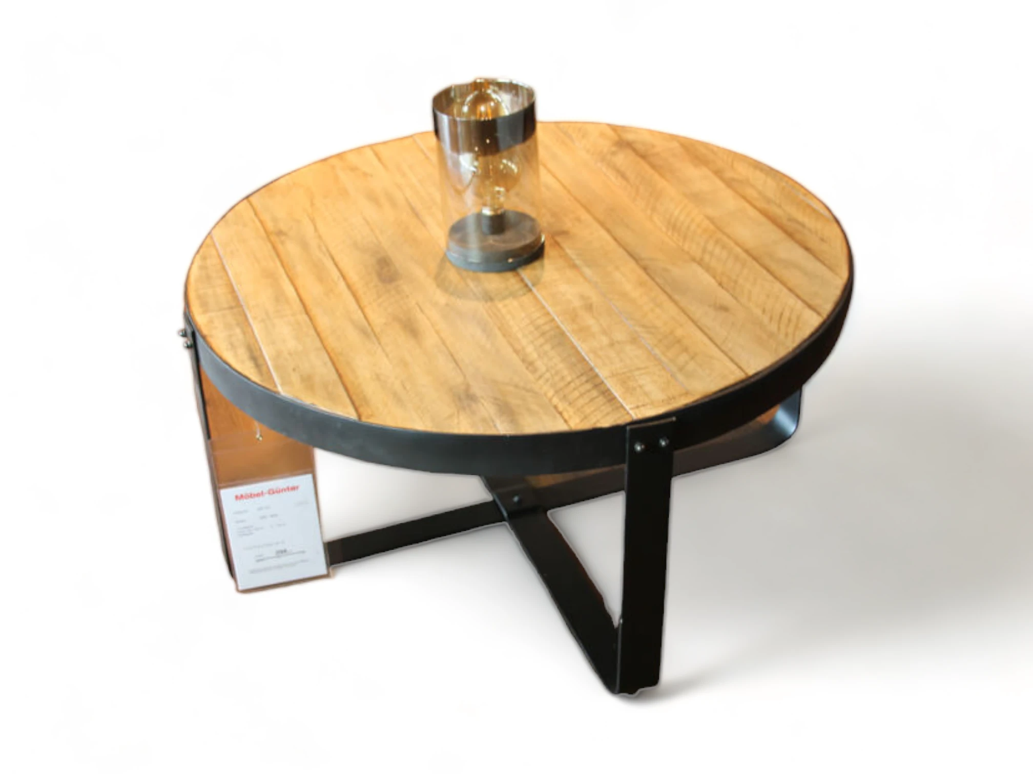 0287 - Couchtisch Rund, Eisen schwarz 0287 - Couchtisch Rund, Eisen schwarz